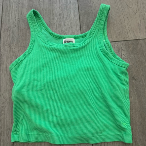 Victoria's Secret Tops - Victoria's Secret Bright Green Crop Top